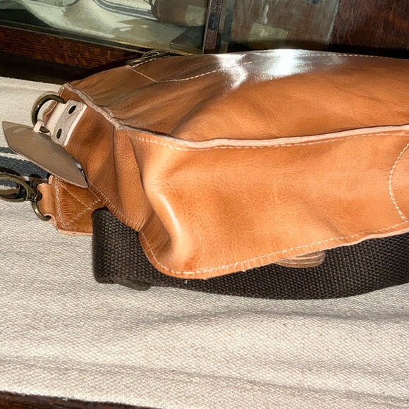 NWT Bed Stu Venice Beach II Patchwork Crossbody Bag Tan Rustic Nectar MSRP $295 - Picture 6 of 13